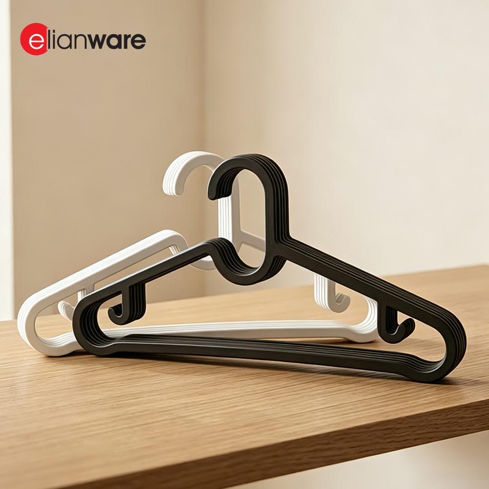8Pcs Set Hanger Baju Plastic Clothes Hanger Tudung