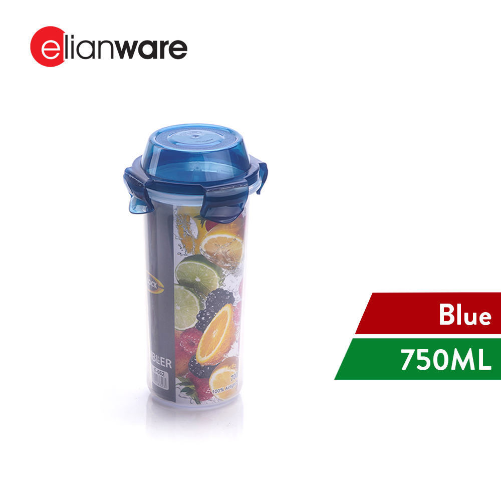 Elianware Ezy-Lock Airtight [BPA Free] Tumbler Water Bottle Shaker Container