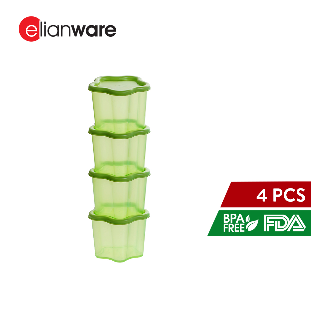 Elianware Mini Container Midget Sugar Sauce (Random Colour) Baby Food Storage Container Jelly Mould
