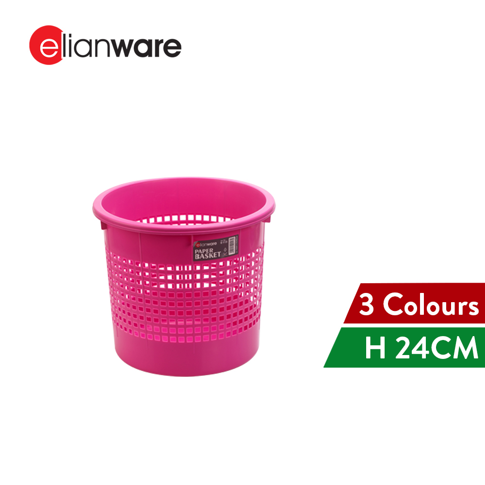 Elianware BPA Free Multipurpose Small Round Paper Basket Dustbin