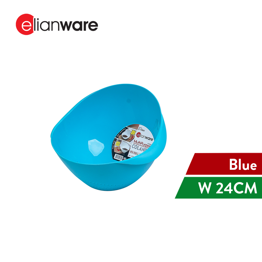 Elianware Dual Use BPA Free Multipurpose Kitchen Fruit Vegetable Rice Strainer Colander