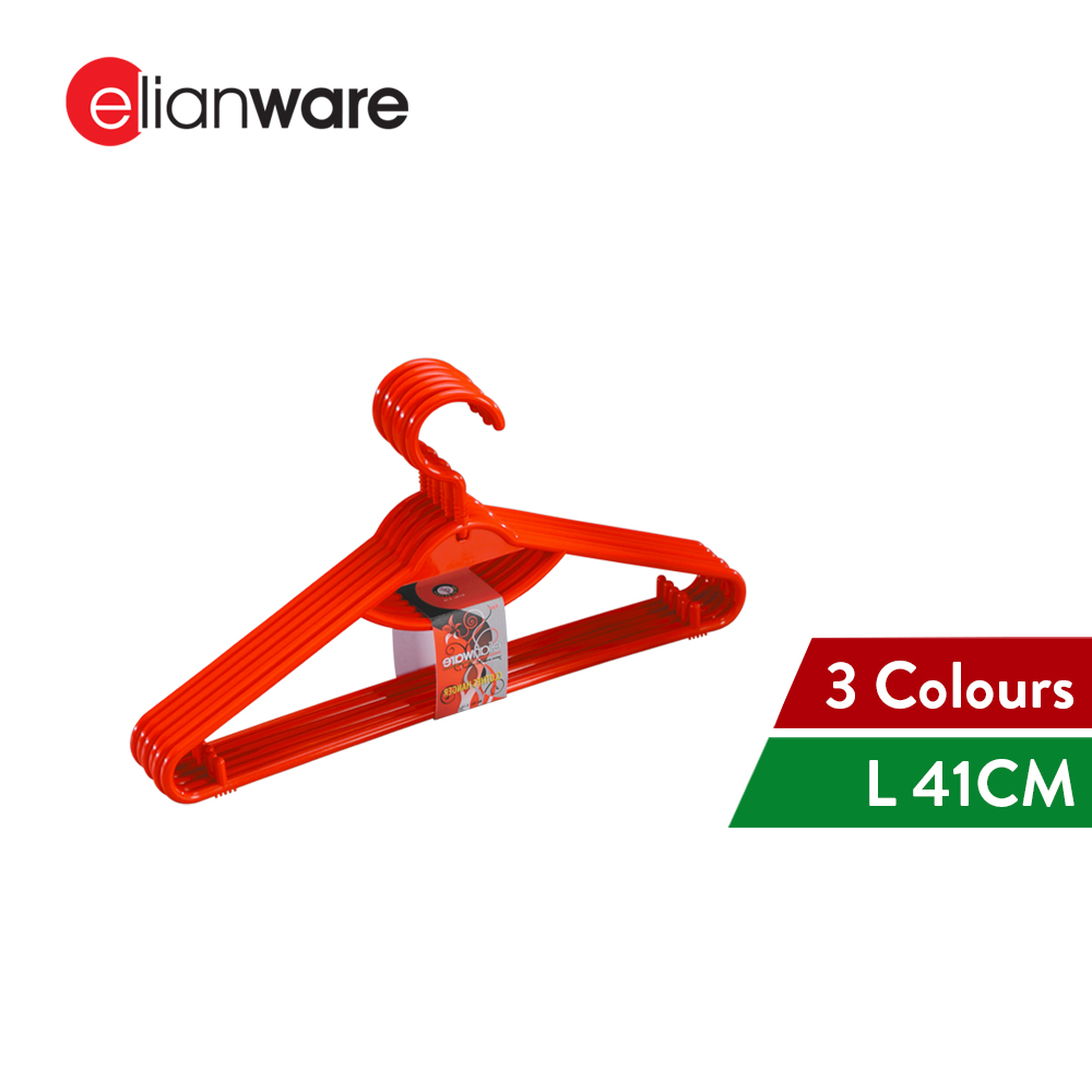 Elianware 6 Pcs Set Penyangkut Baju Hanger Clothes