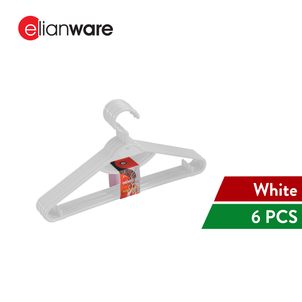 Elianware 6 Pcs Set Penyangkut Baju Hanger Clothes
