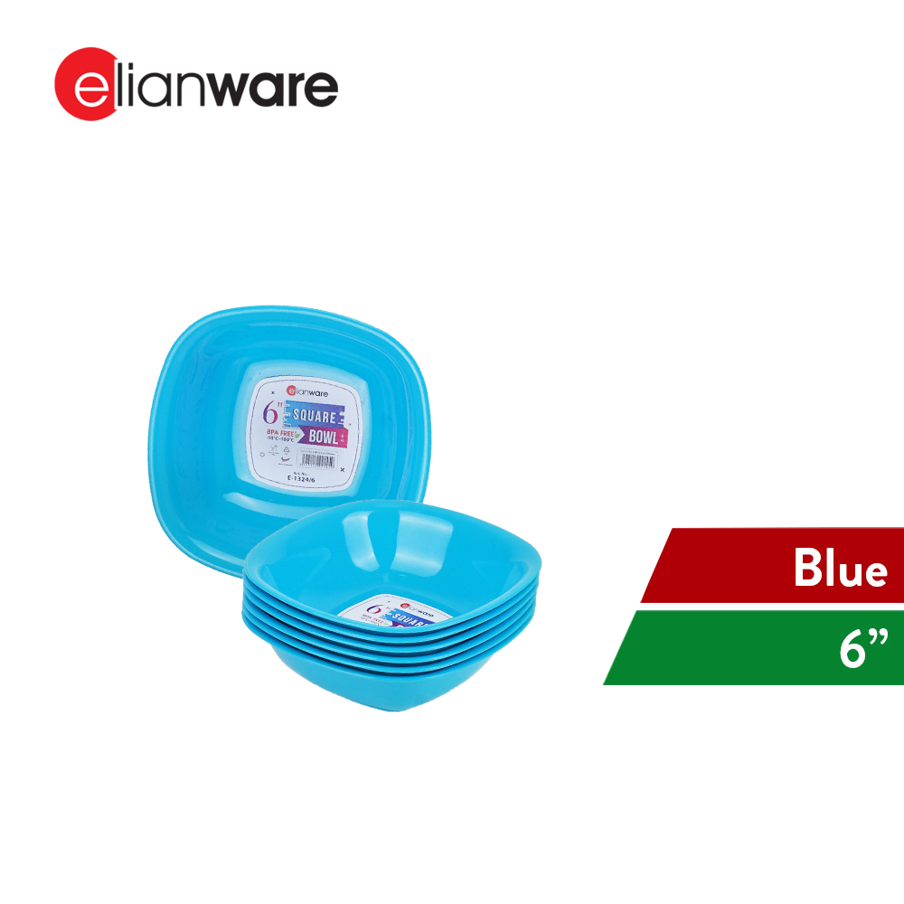 Elianware 6inch/7inch Dining Bowl (6 Pcs Set) Small Soup Mangkuk Bowl