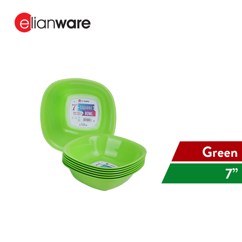 Elianware 6inch/7inch Dining Bowl (6 Pcs Set) Small Soup Mangkuk Bowl
