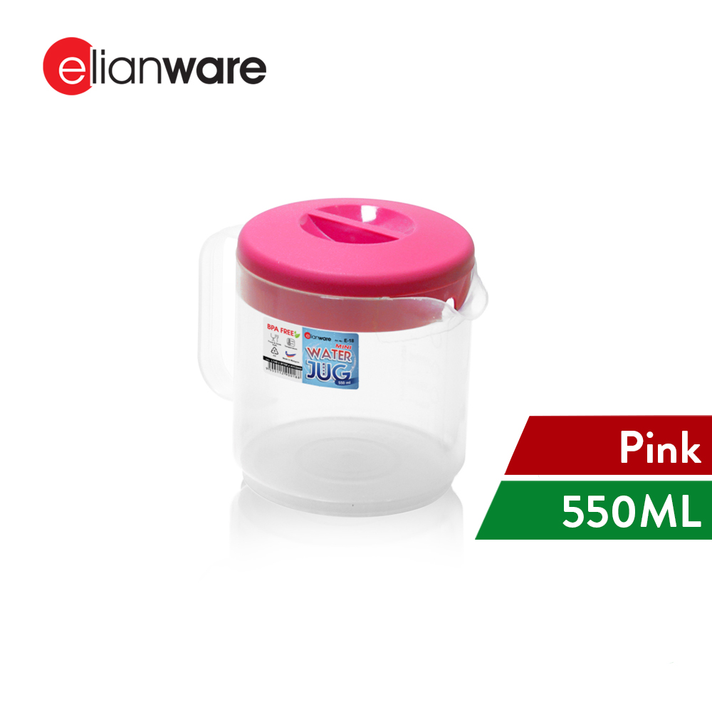Elianware 550ml BPA FREE Transparent Mini Fridge Hot Water Jug