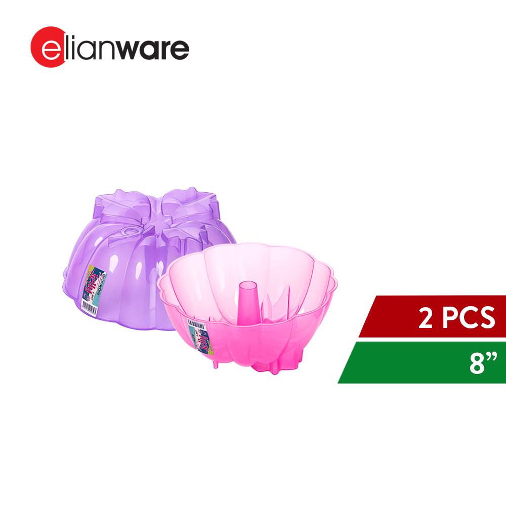 Elianware 2Pcs Leaves Jelly Cake Mould Acuan Kuih Pudding Agar Agar Mould ( 8" )