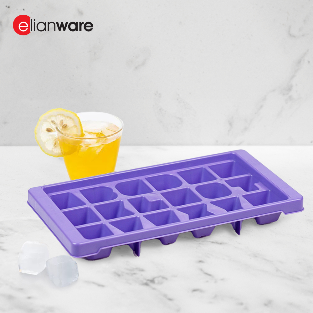 Elianware 2 Pcs ABC Stackable Ice Cube and Jelly Mould BPA Free