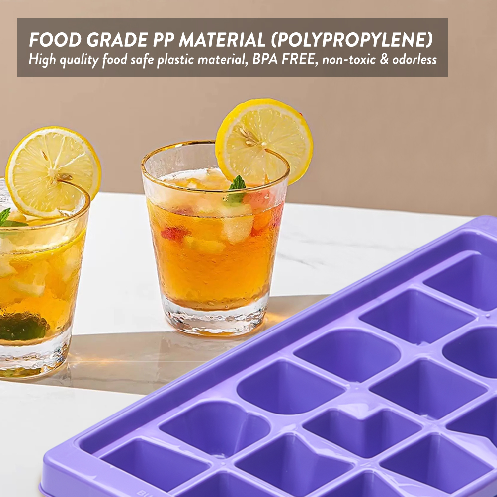 Elianware 2 Pcs ABC Stackable Ice Cube and Jelly Mould BPA Free
