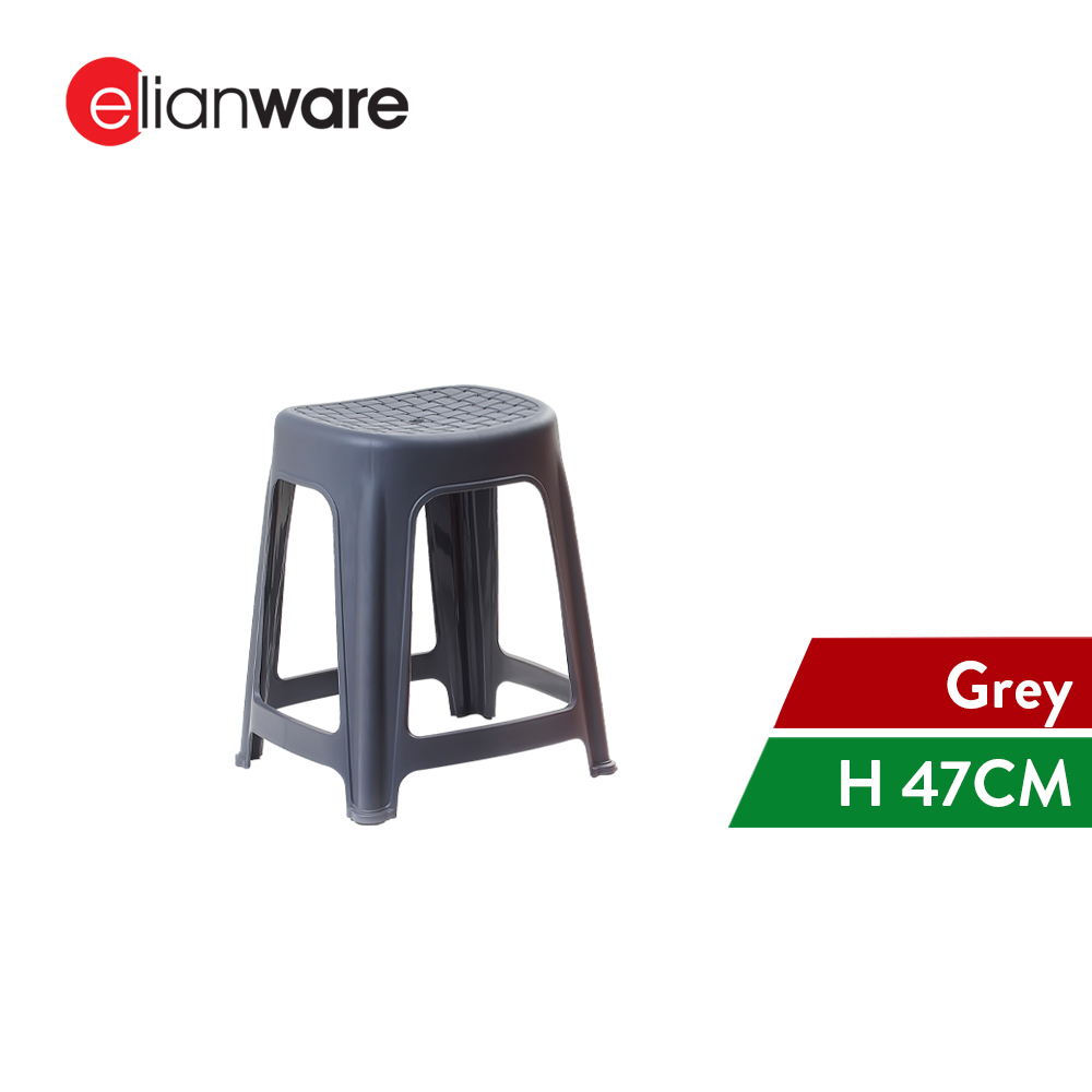 Elianware High Quality Furniture Heavy Duty Dining Stool Plastic Side Chair