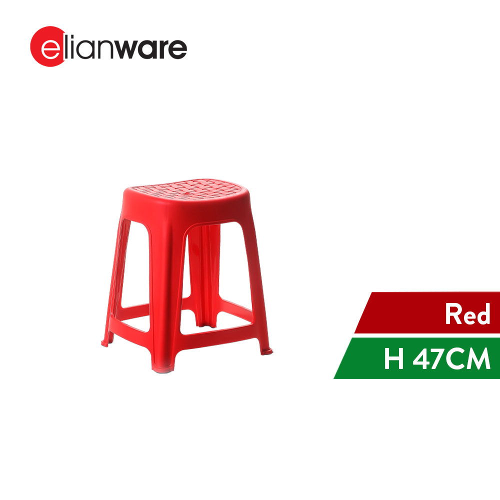Elianware High Quality Furniture Heavy Duty Dining Stool Plastic Side Chair