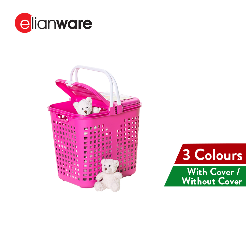 Elianware Multipurpose Large-Capacity Cloth Laundry Basket Storage With Cover