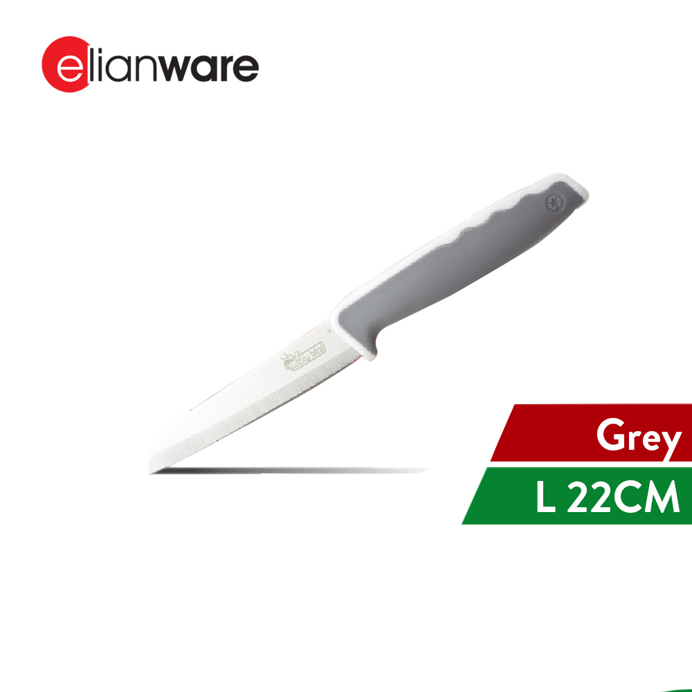 Elianware Fruit Stainless Steel Kitchen Knife Knives Pisau (22cm)