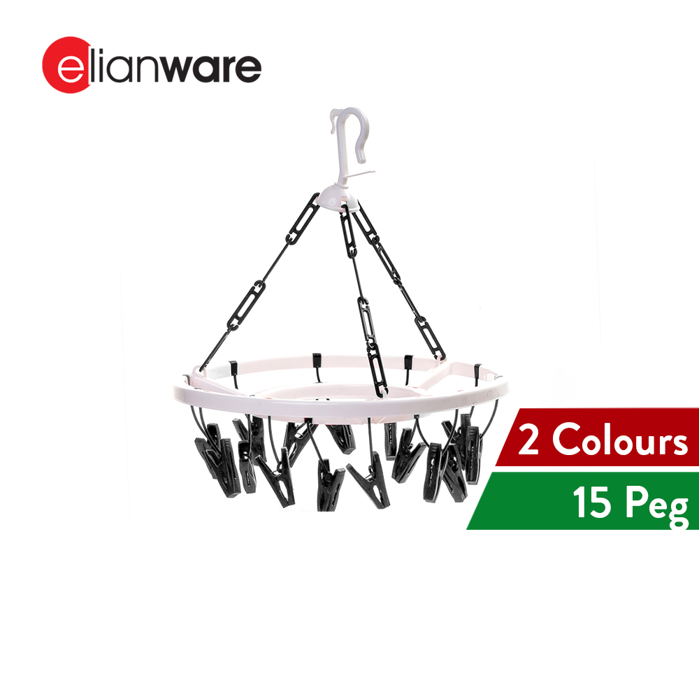 Elianware 15 Pegs Round Hanging Dryer