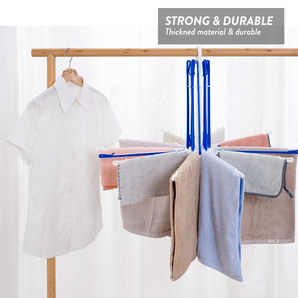 Elianware 20pcs Foldable Umbrella hanger Clothes Penyakut Baju Payung