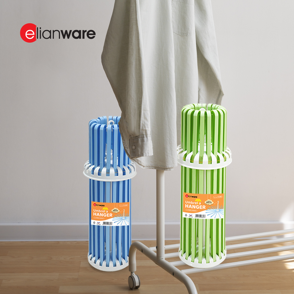 Elianware 20pcs Foldable Umbrella hanger Clothes Penyakut Baju Payung