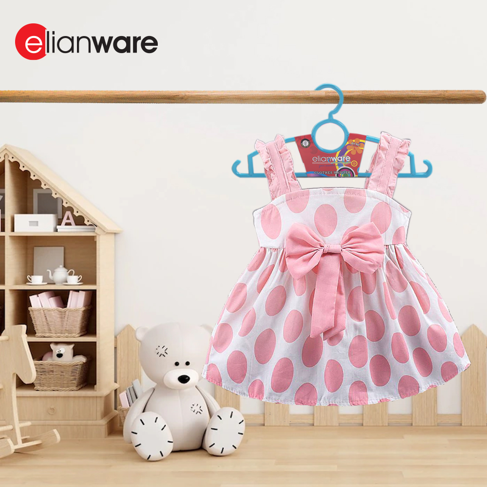 Elianware 10PCS Hanger Baju Anti-Slip Cothes Hanger Kurung