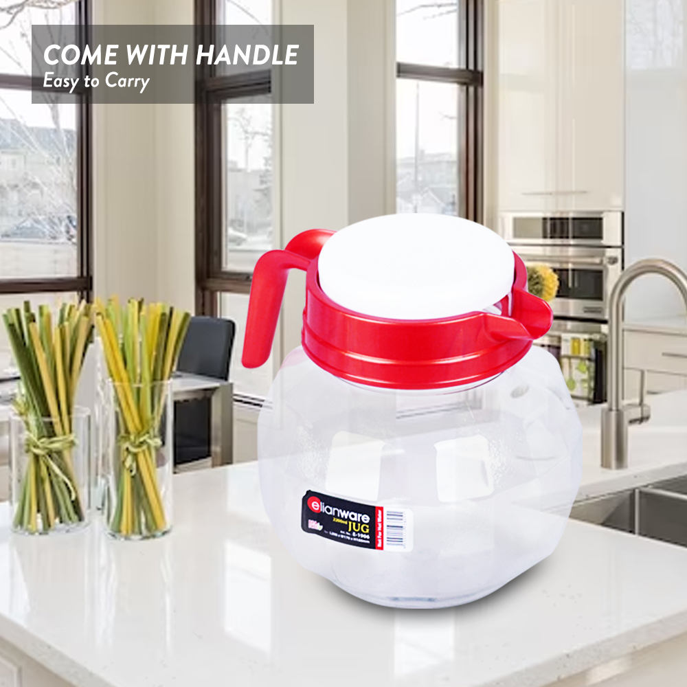 Elianware 2.2Ltr Water Jug Cold Beverage Pitcher Bekas Air Minuman