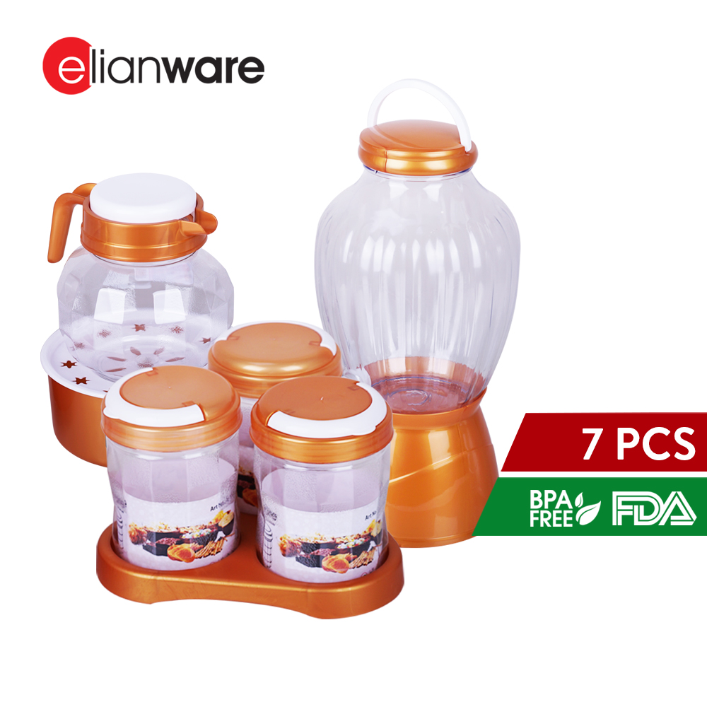 Elianware Raya Exclusive Set Big Water Dispenser & Jug + 3PCS Food Container Set