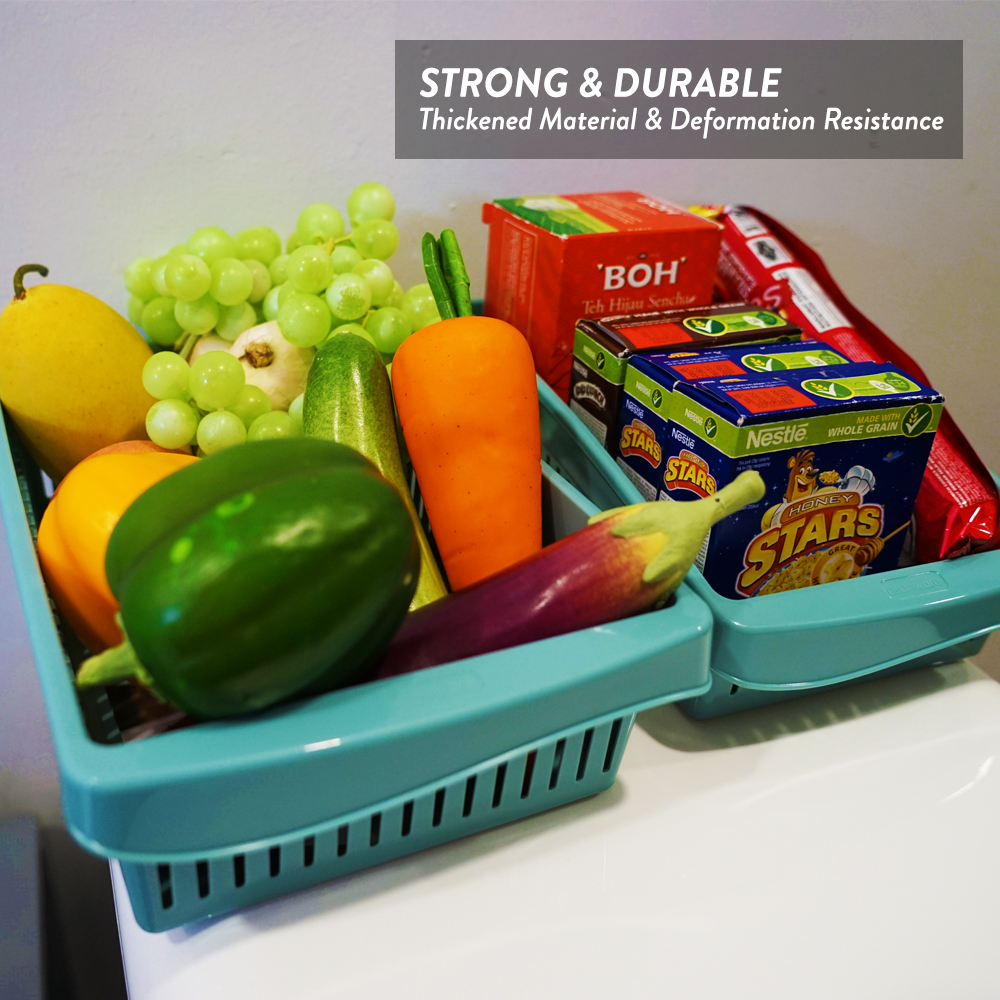 Elianware 1PC/2 PCS Multipurpose Food Plastic Storage Box Narrow Drawer Coffee Milo Stick Organizer