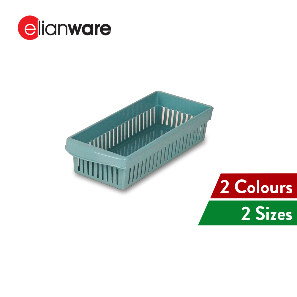 Elianware 1PC/2 PCS Multipurpose Food Plastic Storage Box Narrow Drawer Coffee Milo Stick Organizer