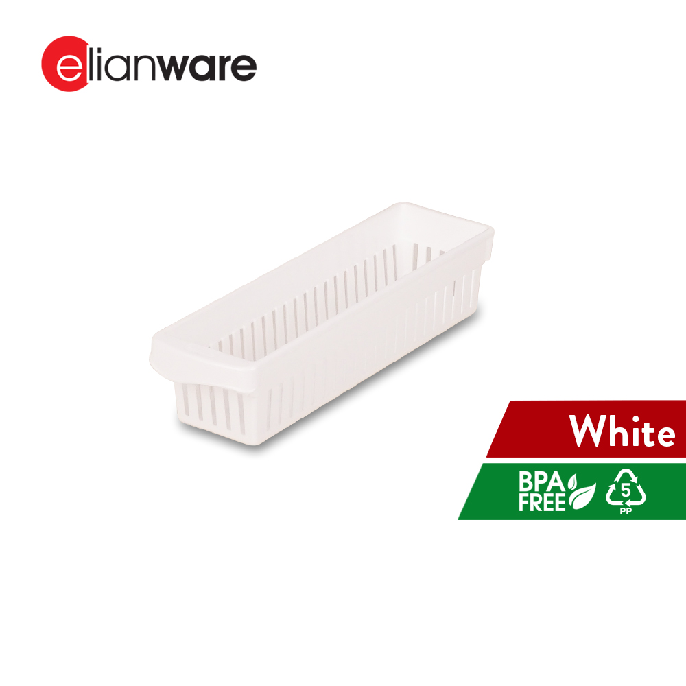 Elianware 1PC/2 PCS Multipurpose Food Plastic Storage Box Narrow Drawer Coffee Milo Stick Organizer