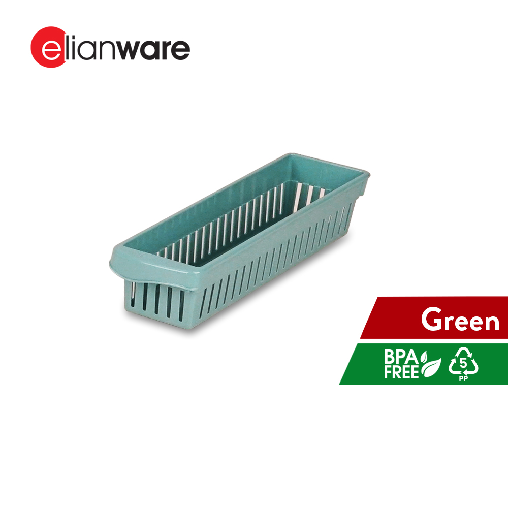 Elianware 1PC/2 PCS Multipurpose Food Plastic Storage Box Narrow Drawer Coffee Milo Stick Organizer
