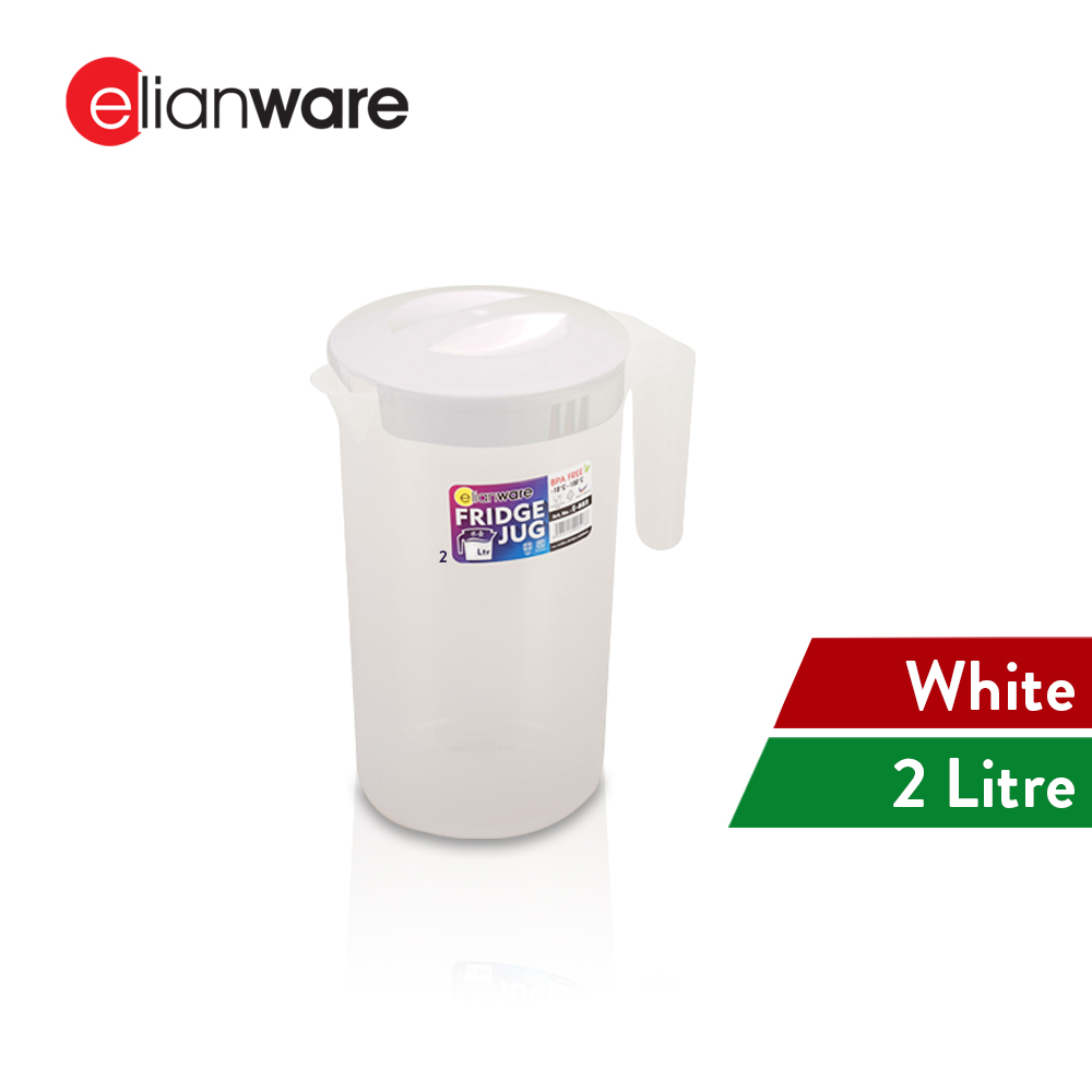 Elianware BPA Free Tall Fridge Hot Water Jug (2L/4L)