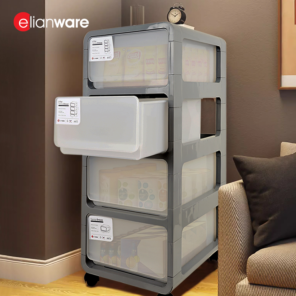 Elianware 1 Layer Elegant Wardrobe Cabinet Storage Box Almari Drawer Organizer