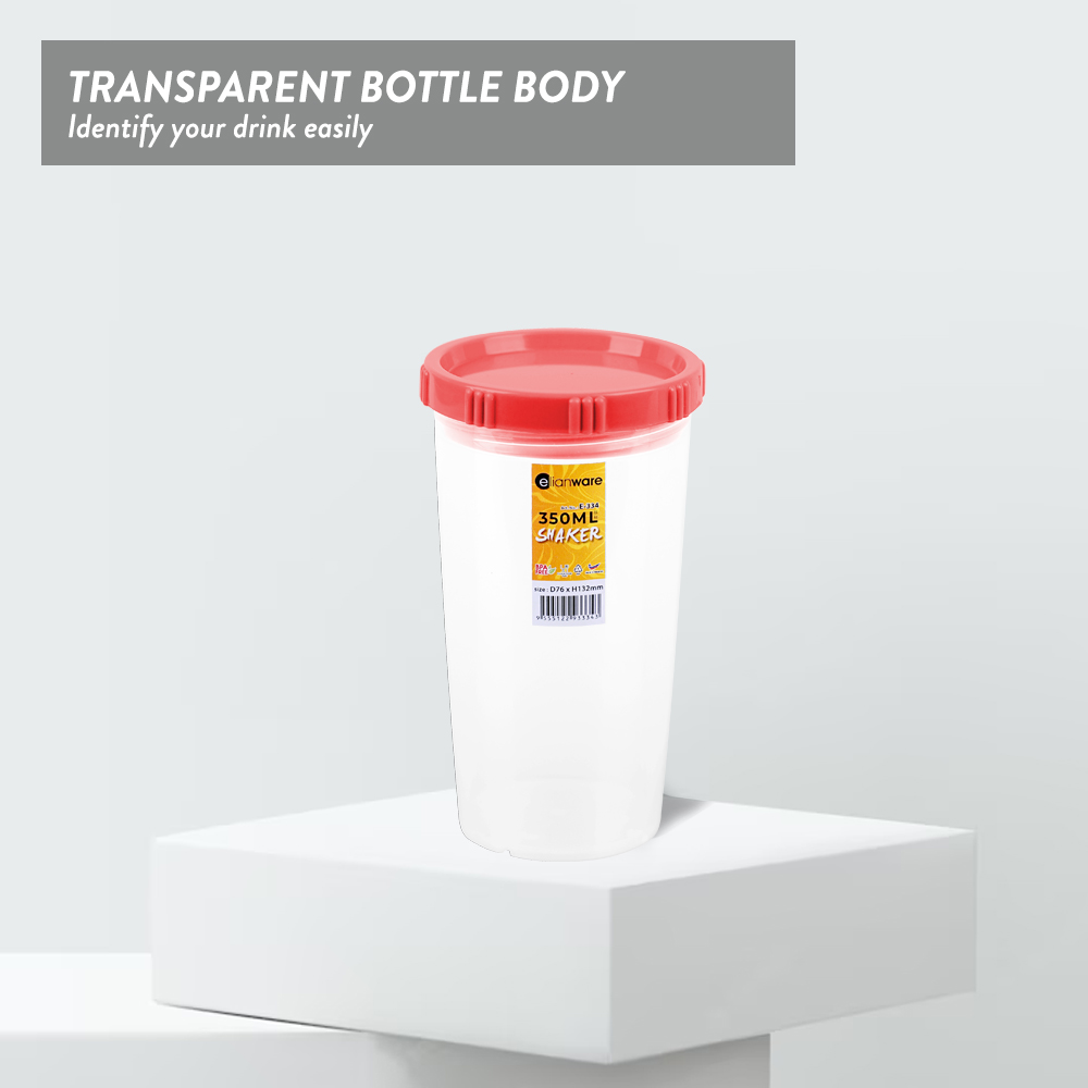 Elianware 350ML BPA FREE Shaker Botol Air Ais Milo Beverage Cup