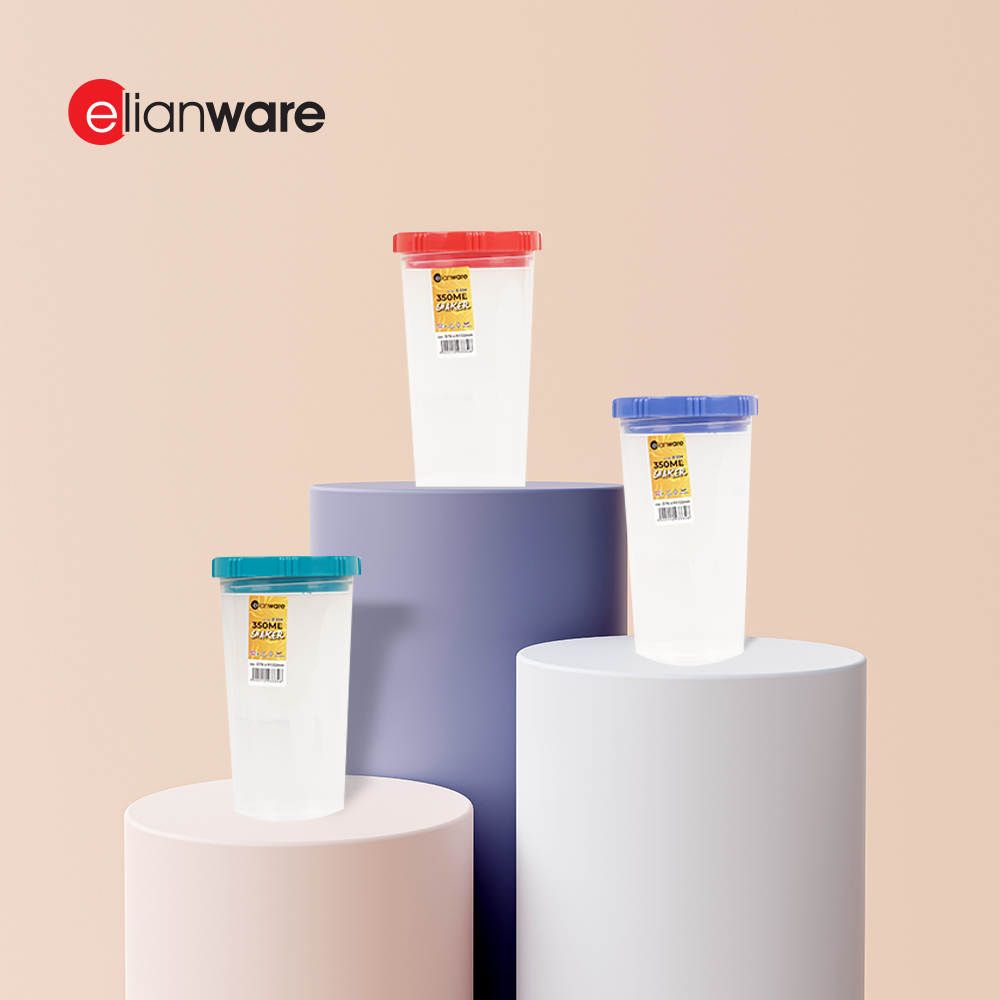 Elianware 350ML BPA FREE Shaker Botol Air Ais Milo Beverage Cup