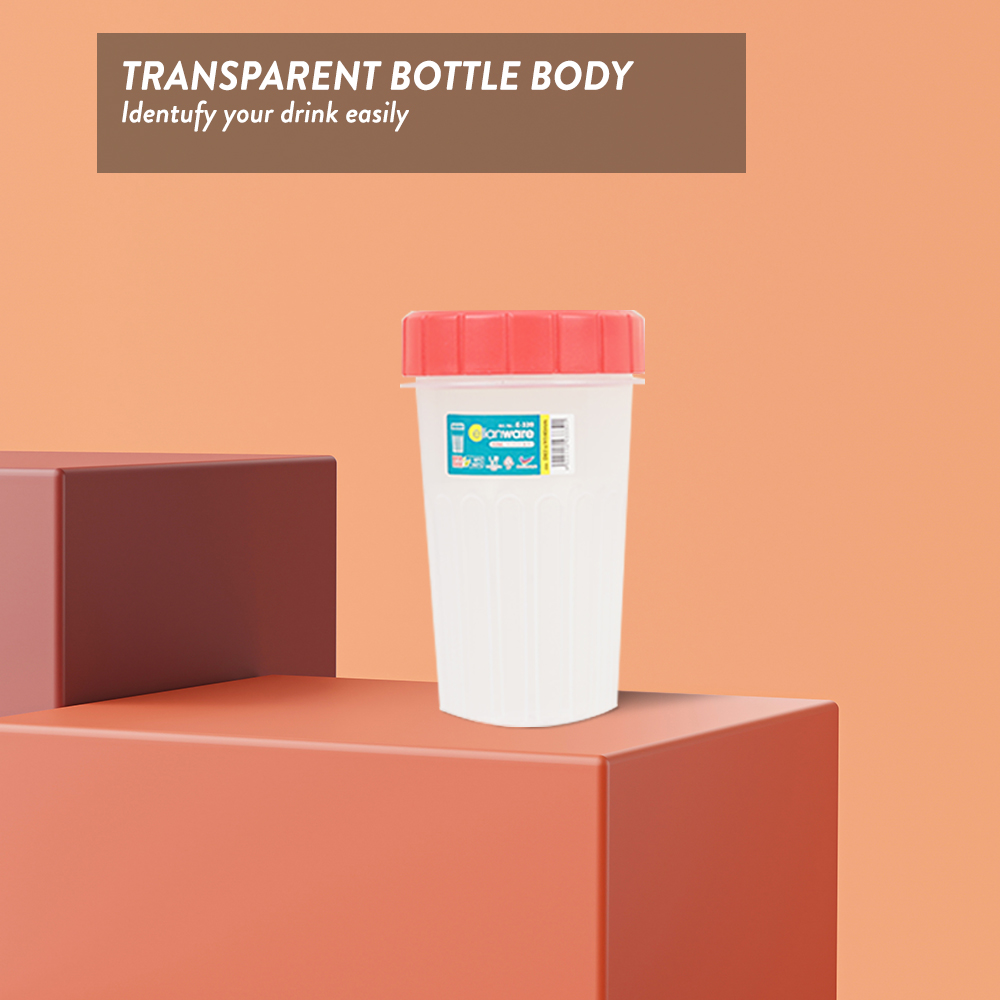 Elianware 350ML BPA FREE Protein Beaker Shaker Cold Beverage Cawan