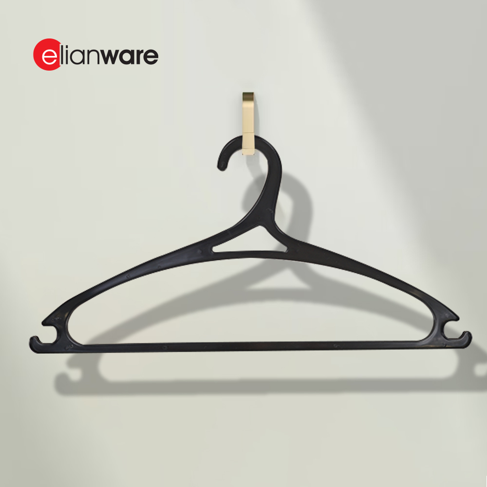 Elianware 6PCS SET Adult Clothes Hanger Plastic Hanger Baju Stackable Penyangkut