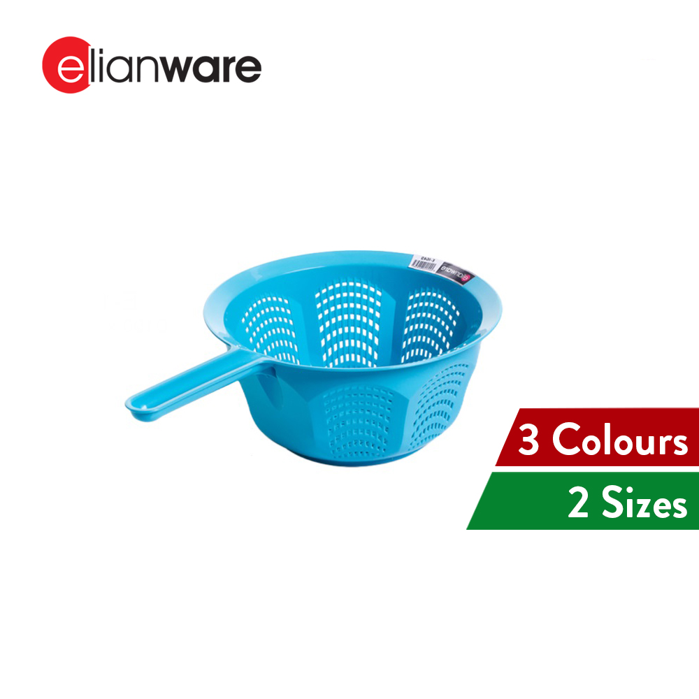 Elianware Food Colander Drainer Sieve Basket Penapis Makanan with Handle