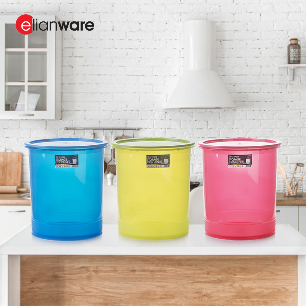 Elianware 18Ltr/23Ltr Keropok Airtight Storage Container Food Rice Storage Box