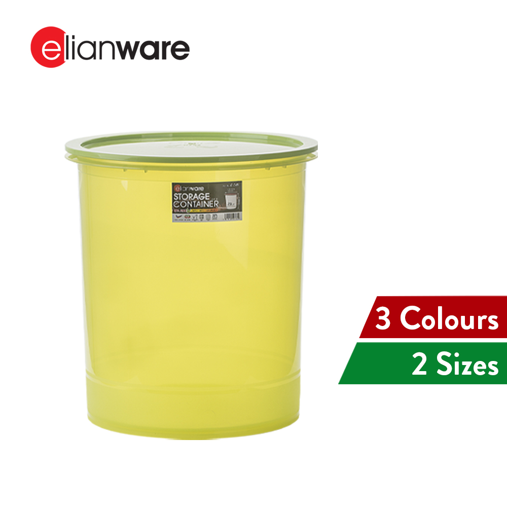 Elianware 18Ltr/23Ltr Keropok Airtight Storage Container Food Rice Storage Box