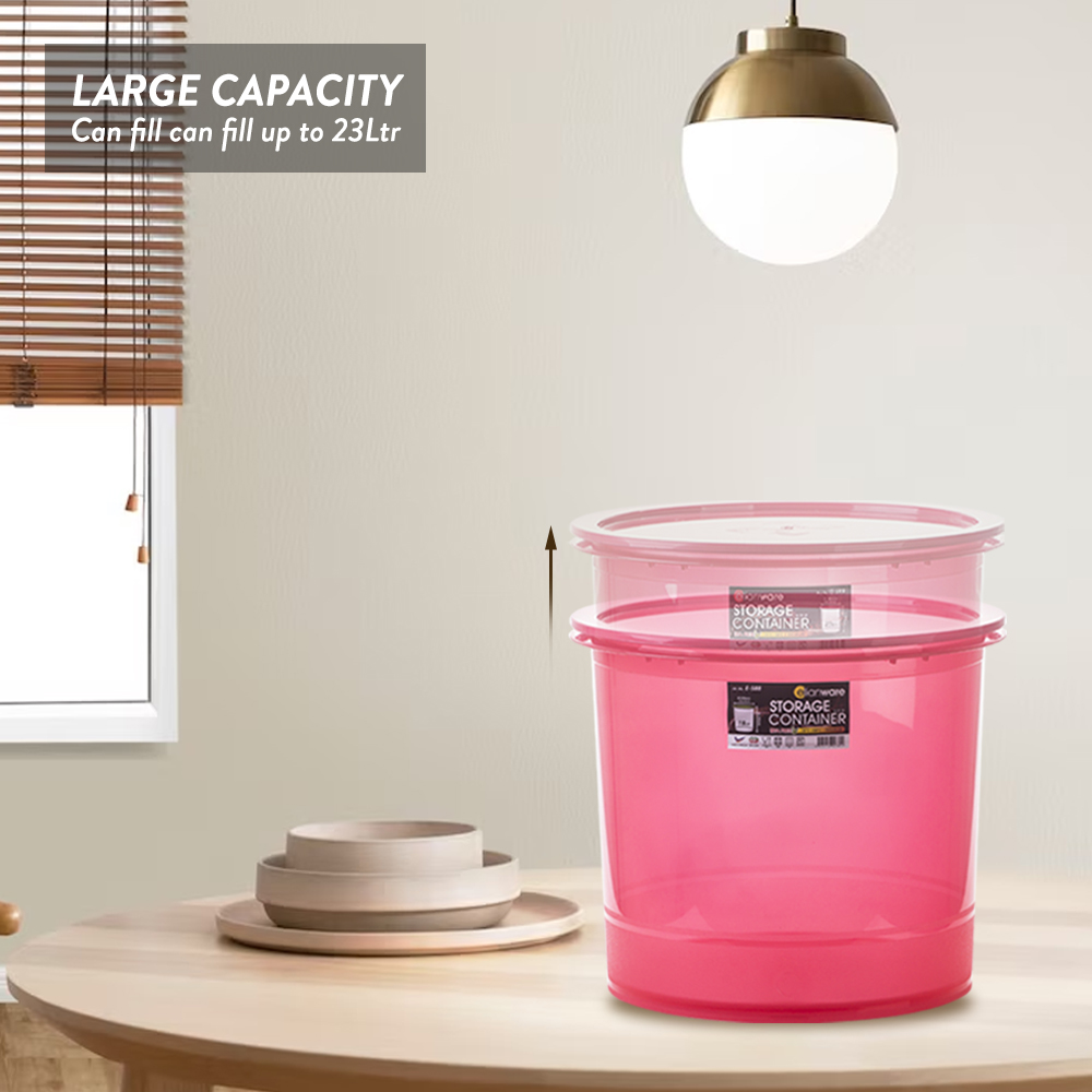 Elianware 18Ltr/23Ltr Keropok Airtight Storage Container Food Rice Storage Box
