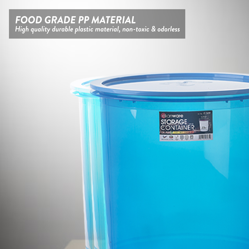 Elianware 18Ltr/23Ltr Keropok Airtight Storage Container Food Rice Storage Box