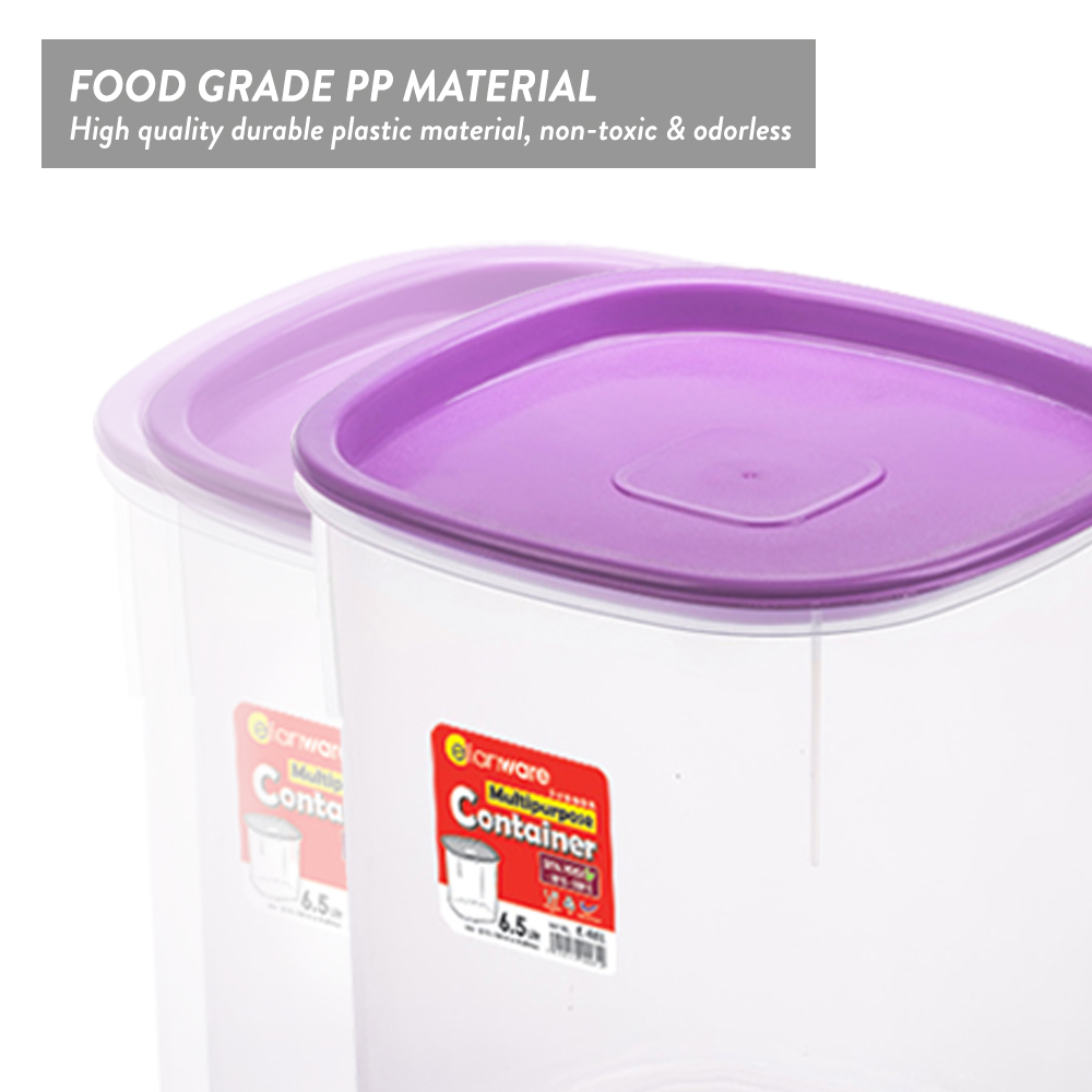 Elianware 1PC/3PCS 17.5Ltr Airtight Food Container Rice Storage Box Cat Food Bucket