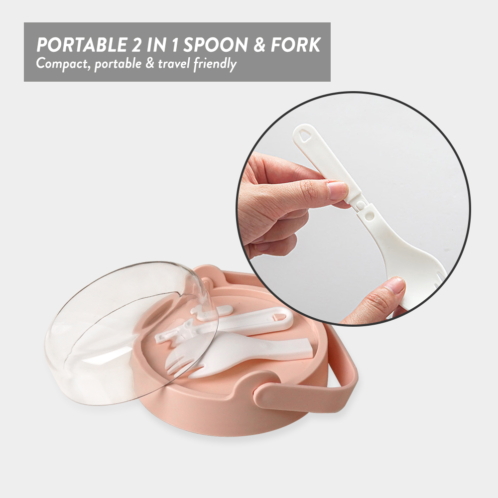 Elianware 540ML 304 Stainless Steel Thermal Soup Lunch box Food Container Dessert Bekas Makanan dengan Handle