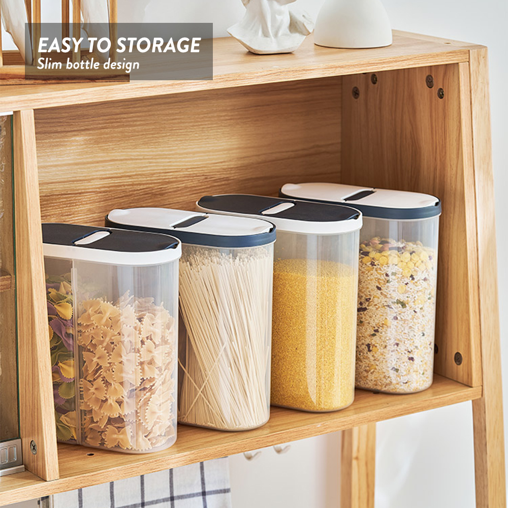 Elianware 3Ltr Cereal Dispenser Pasta Rice Snacks Food Storage Box Bekas Simpanan Makanan Kering