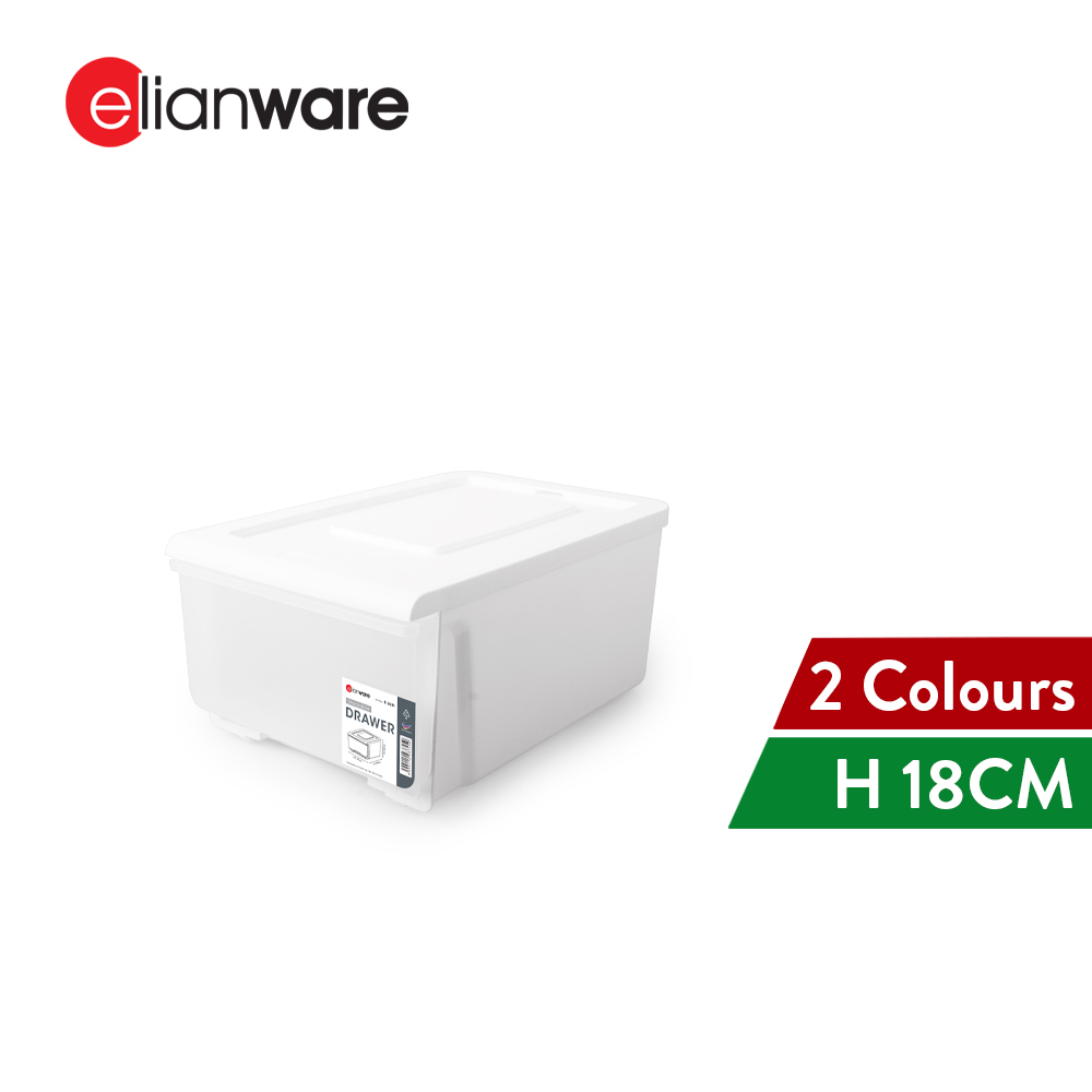 Elianware A4 Size Stackable Drawer Baju Almari Accessories Cabinet Storage Box