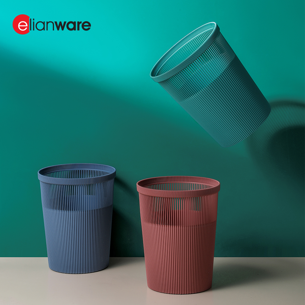 Elianware Modern Multipurpose Paper Basket Dustbin Tong Sampah