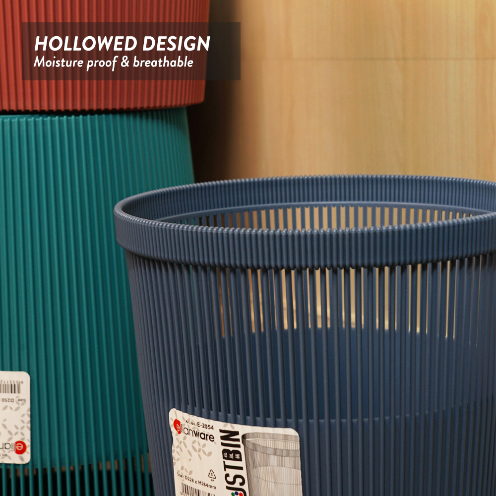 Elianware Modern Multipurpose Paper Basket Dustbin Tong Sampah