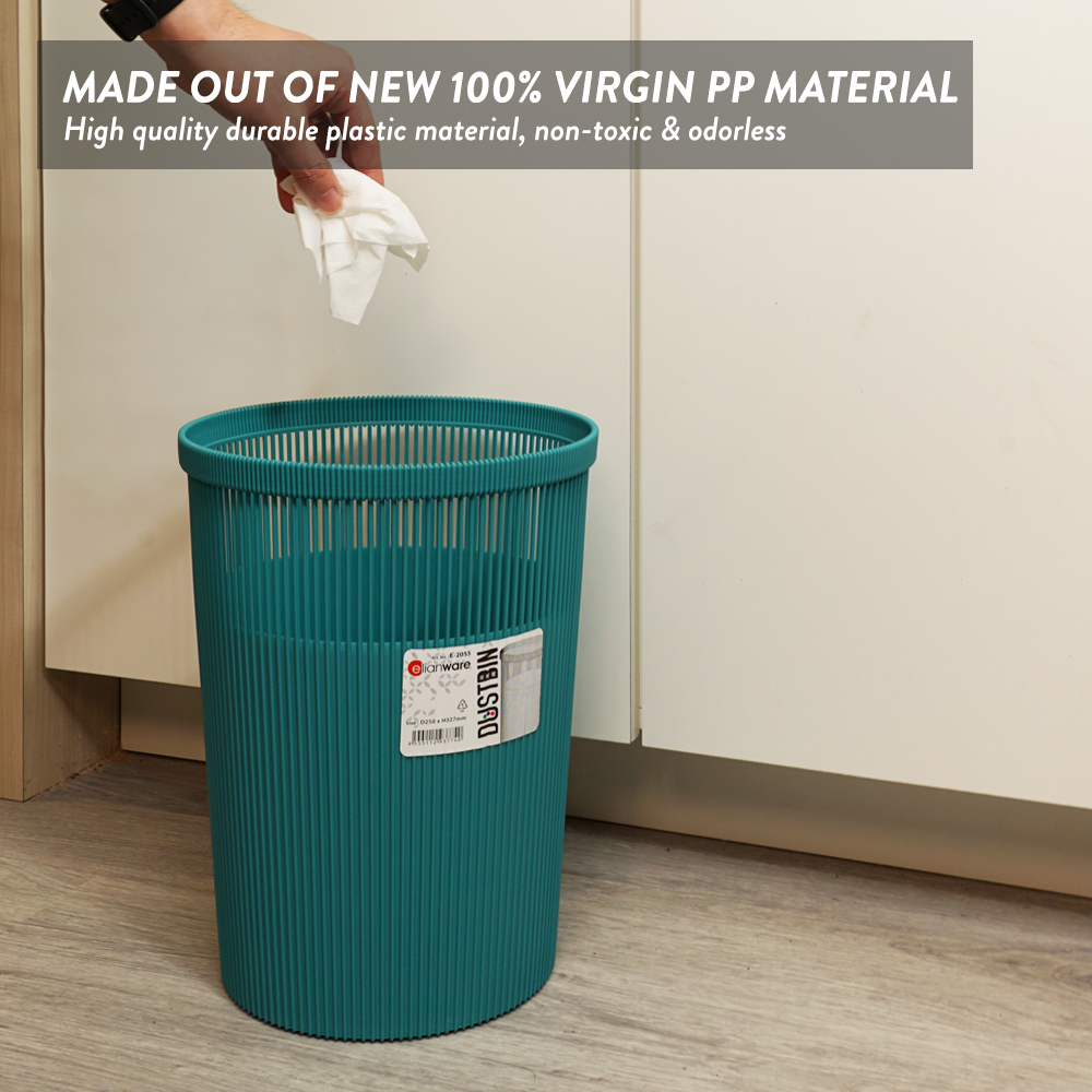 Elianware Modern Multipurpose Paper Basket Dustbin Tong Sampah