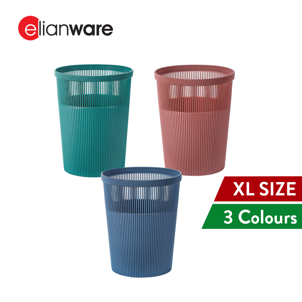 Elianware Modern Multipurpose Paper Basket Dustbin Tong Sampah