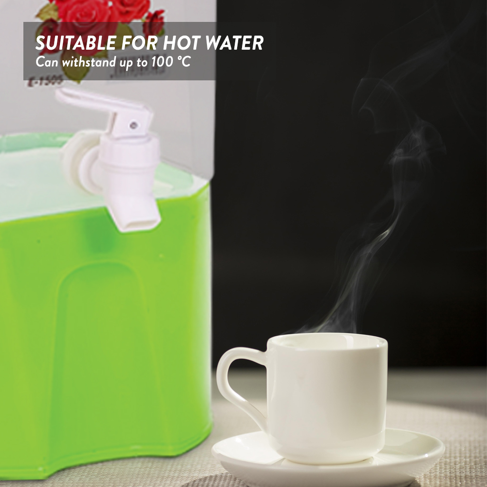 Elianware 5Ltr Jamuan Water Dispenser Hot & Cold Beverages Bekas Air Tong with Faucet & Stand
