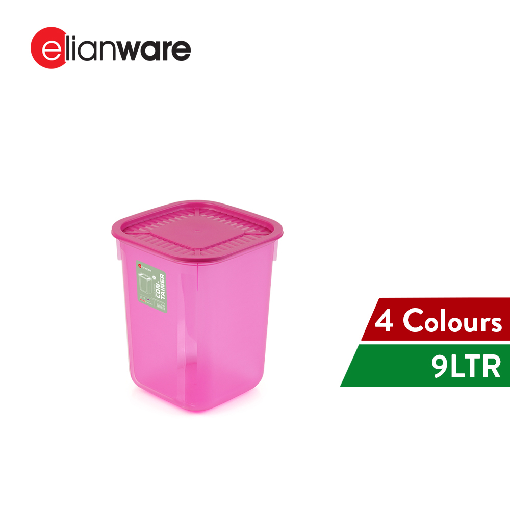 Elianware 1PC/3PCS 9Ltr Airtight Food Container Kerepek Snacks Storage Bekas Kedap