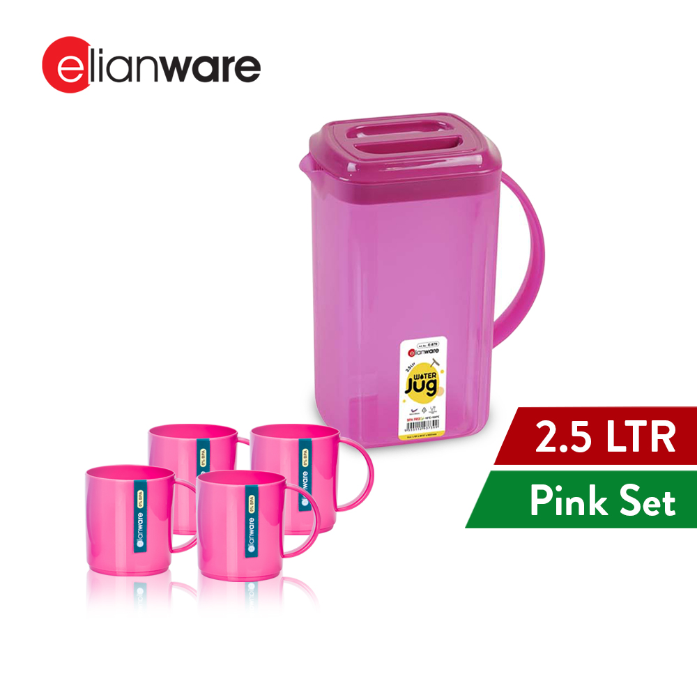 Elianware BPA Free Fridge Water Jug Air & Cup Cawan Set Raya Exclusive Set