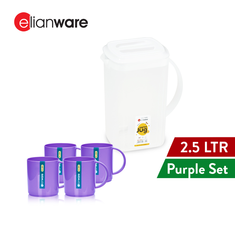 Elianware BPA Free Fridge Water Jug Air & Cup Cawan Set Raya Exclusive Set